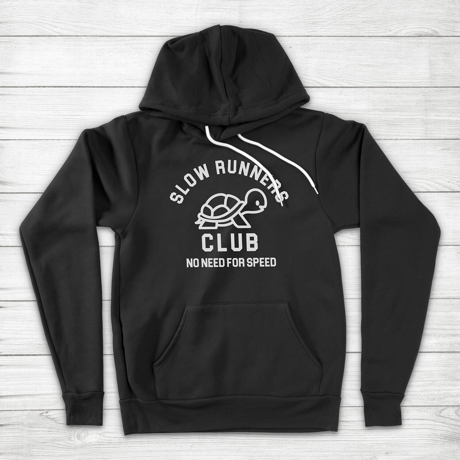 Slow Runners Club Workout Turtle Exercise Running Gym Training Hoodie Sweater