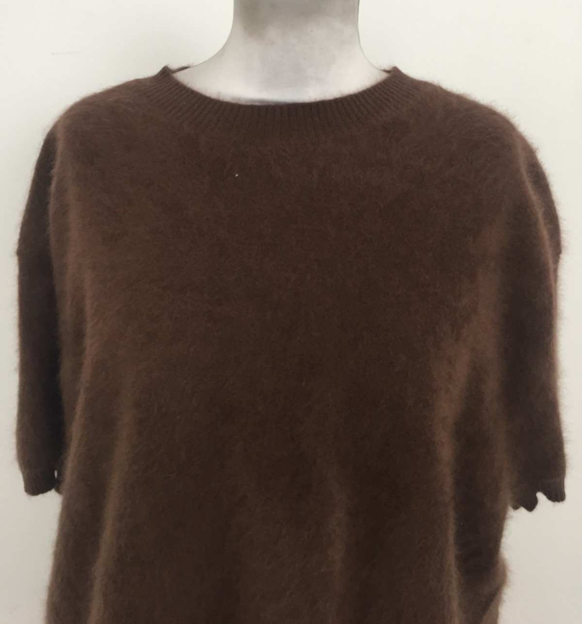 Autograph Women’s Jumper Size XL Conker Brown Knit With Cashmere S/Sleeve New