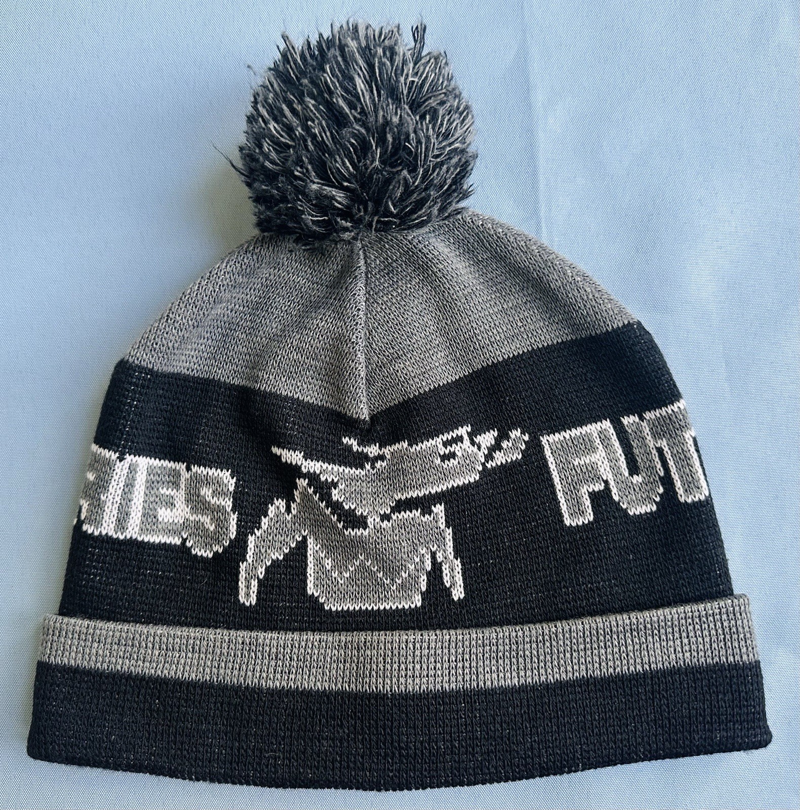 Futura Laboratories FL Pointman Knit Pom Beanie Made In Japan OS