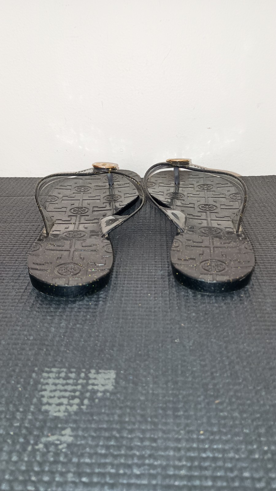 Tory Burch Jelly Sparkle Flip Flops Fit Like 9 Measurements In Pictures