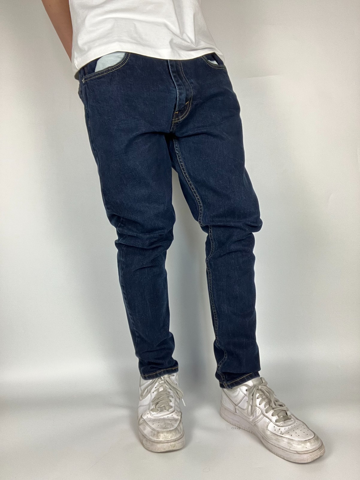 Vintage Levi’s 512 2000 Y2K Navy Blue Relaxed Fit Denim Jeans W36 L32