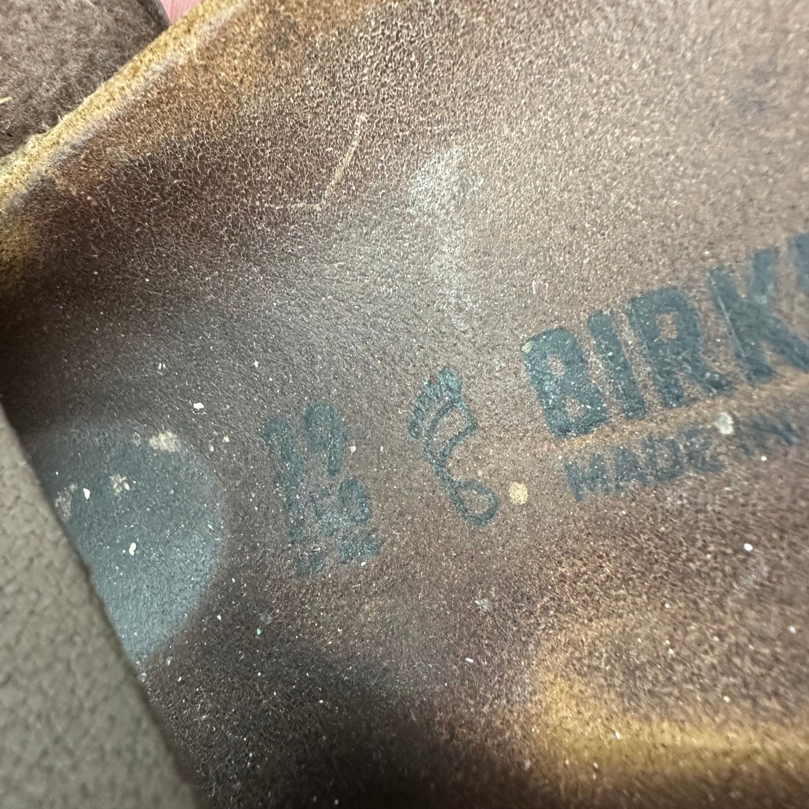 Birkenstock Yara Habana Oiled Leather Sandals Ankle Strap Brown Womens Sz 8-8.5