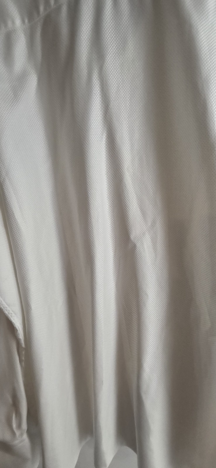 Brioni Men’s White Textured Dress Shirt Size 17 Made in Italy Luxury Cotton