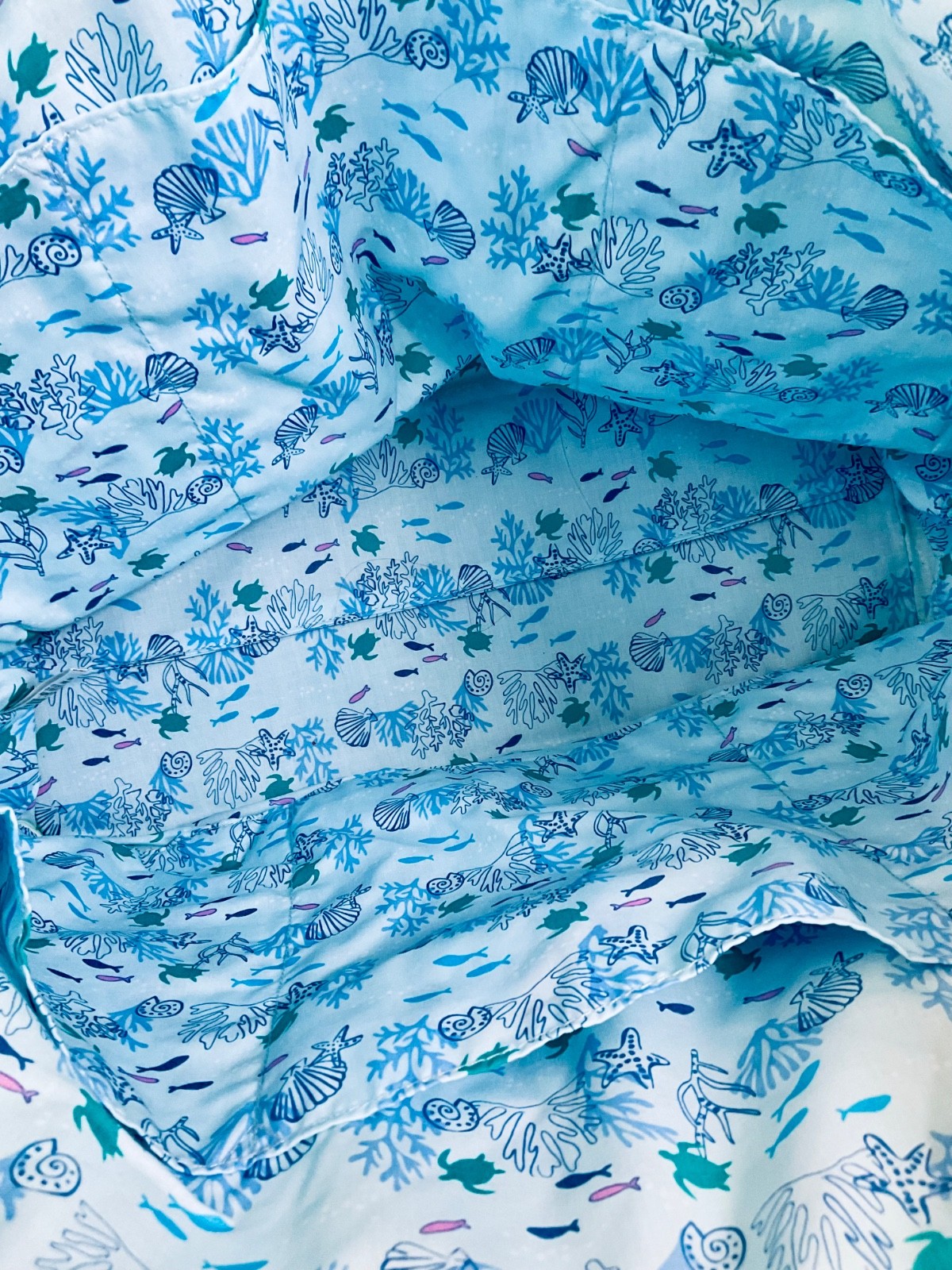 🐠Vera Bradley Large Tote Purse Bag Turtle Dream Spring Break