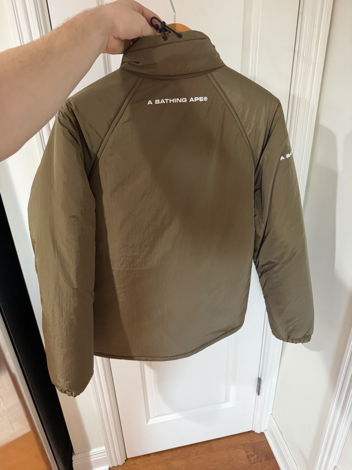 Polartec A Bathing Ape Winter Jacket En Polyester Khaki L D’occasion