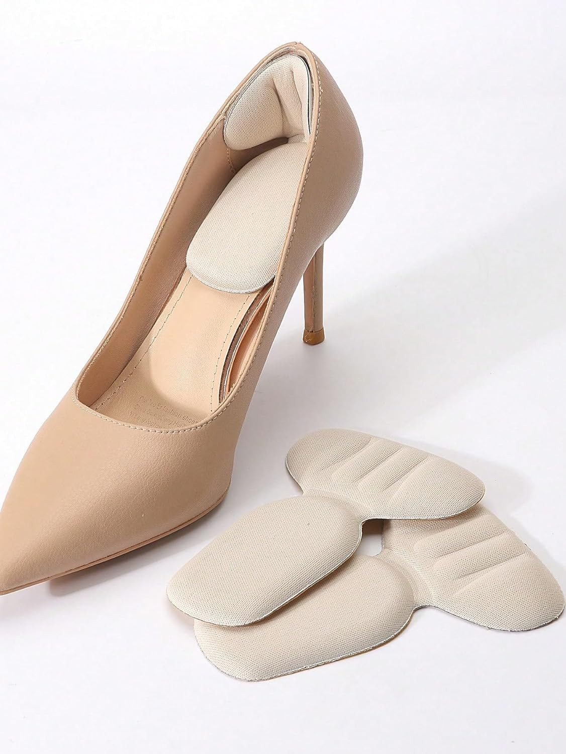 High Heel Cushion Insert Pad Shoe Liner Grip AntiSlip Insoles (4Pairs)