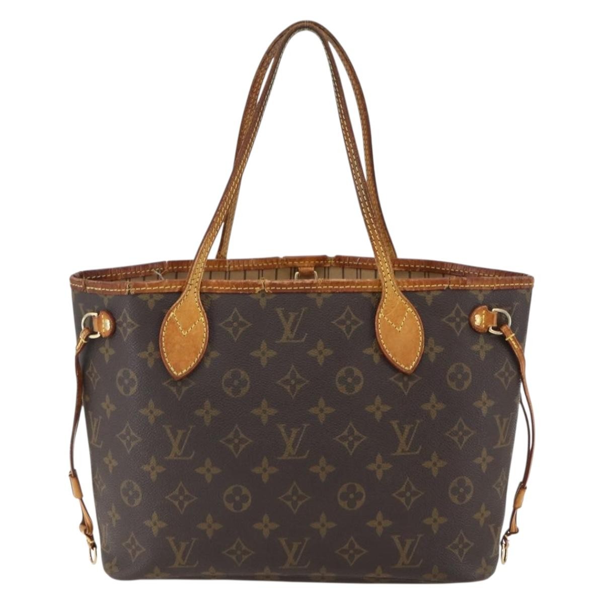 LOUIS VUITTON Monogram Neverfull PM Tote Bag M40155 LV Auth 173588A