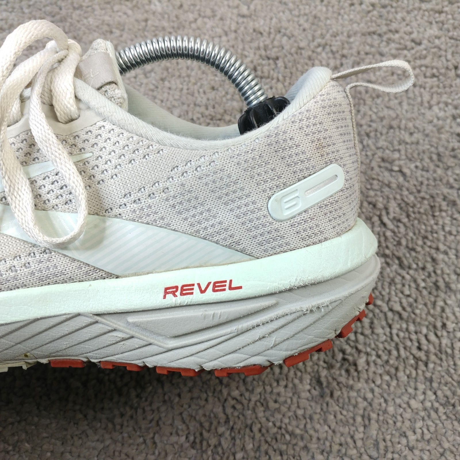 Brooks Revel 6 Womens Size 7.5 Running Shoes Gray Mint Green Sneakers Low Top