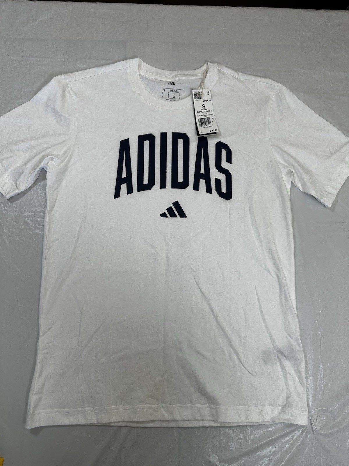Adidas COLLEGIATE LINEAGE GRAPHIC TEE Size Small