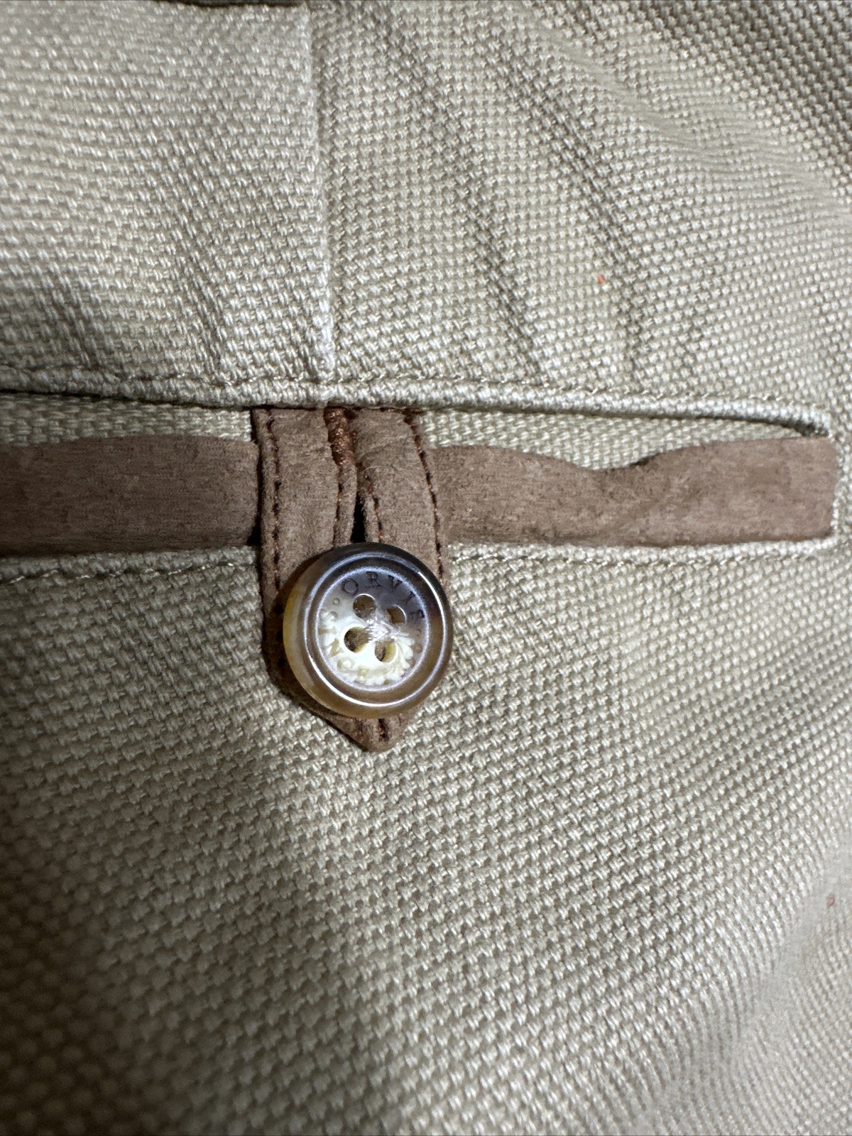 Orvis Mens Field Pants Size 36W X 32L Canvas Cotton Twill Duck Vintage 47G9