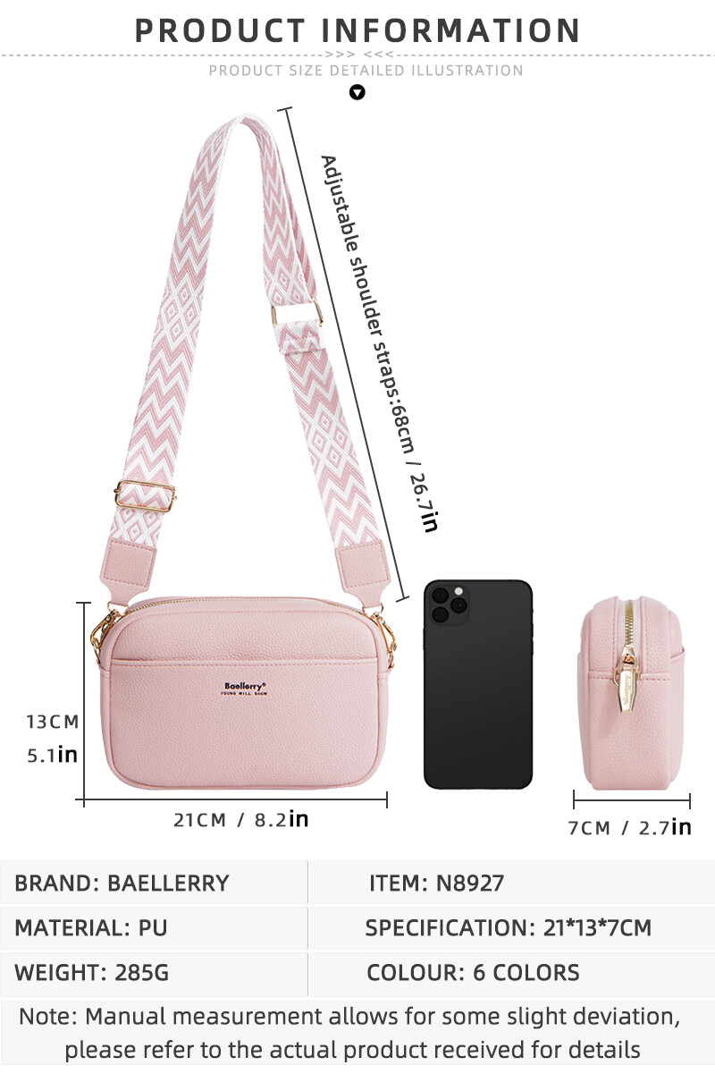 Women Small Square Crossbody Bag Leather Shoulder Bag Cell Phone Purse Travel US