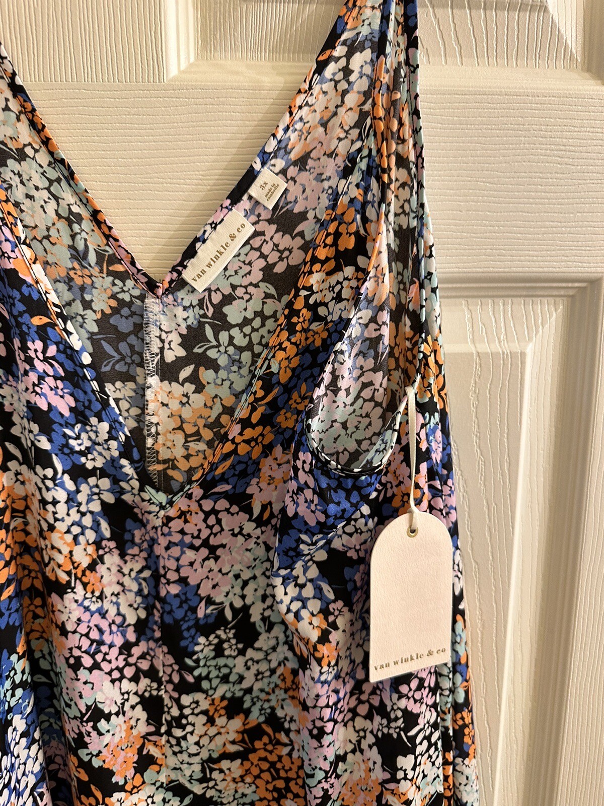 NWT Van Winkle & Co. Colorful Flowers Night Gown 3X