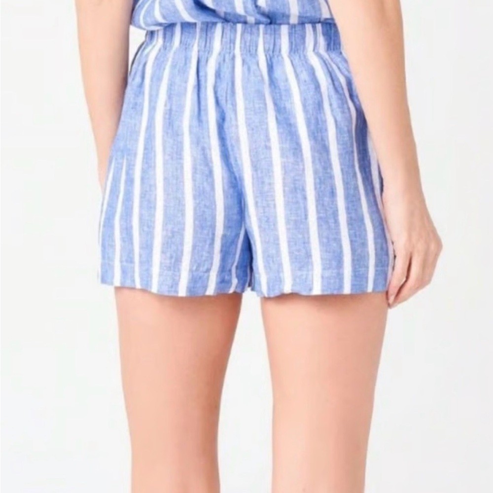 💙 Birds of Paradise by Trovata Chambray Linen Shorts | Size S 💙