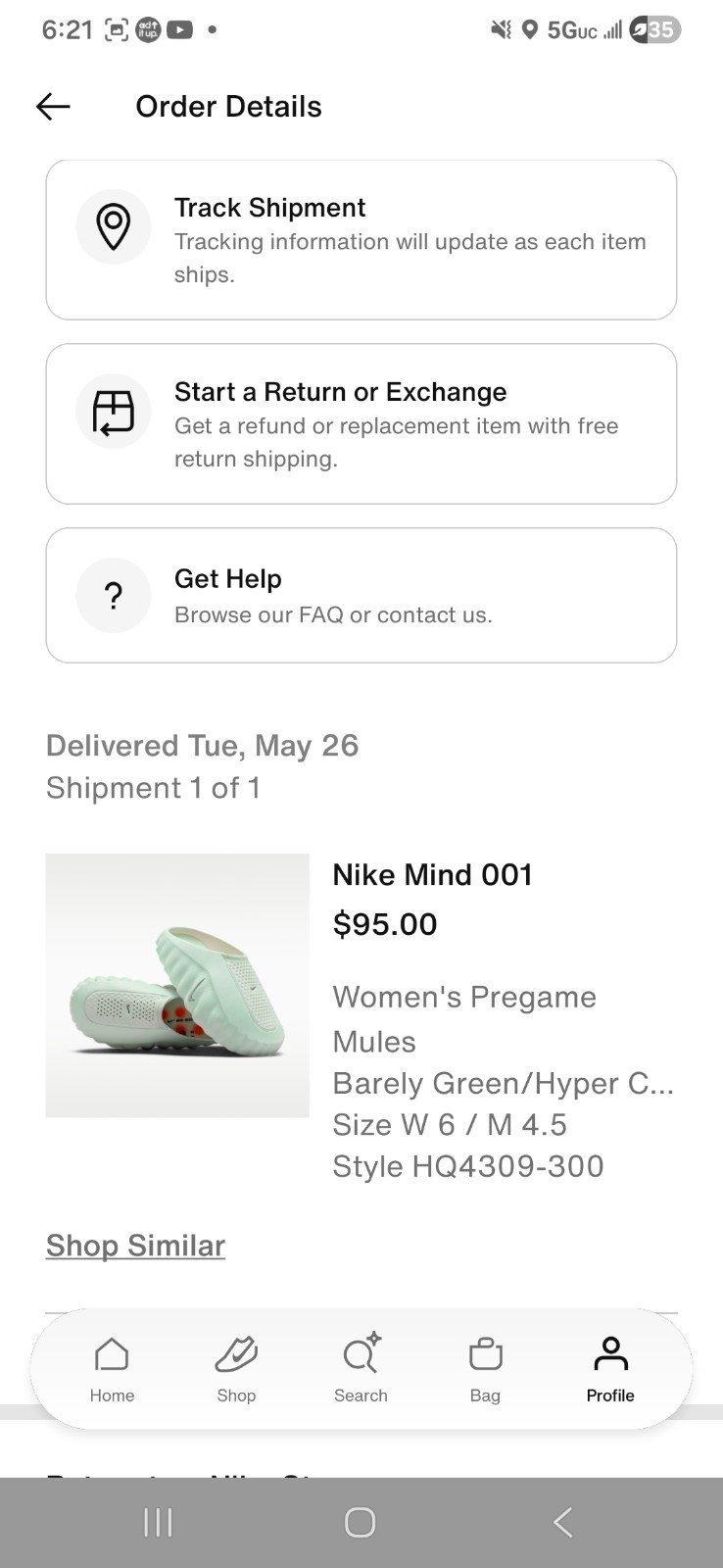 Nike Mind 001 Barely Green