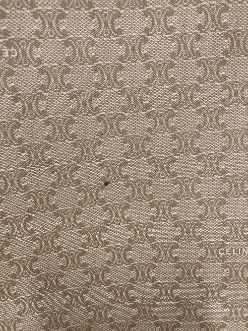 CELINE CELINE/Celine/Macadam pattern vintage tote bag beige