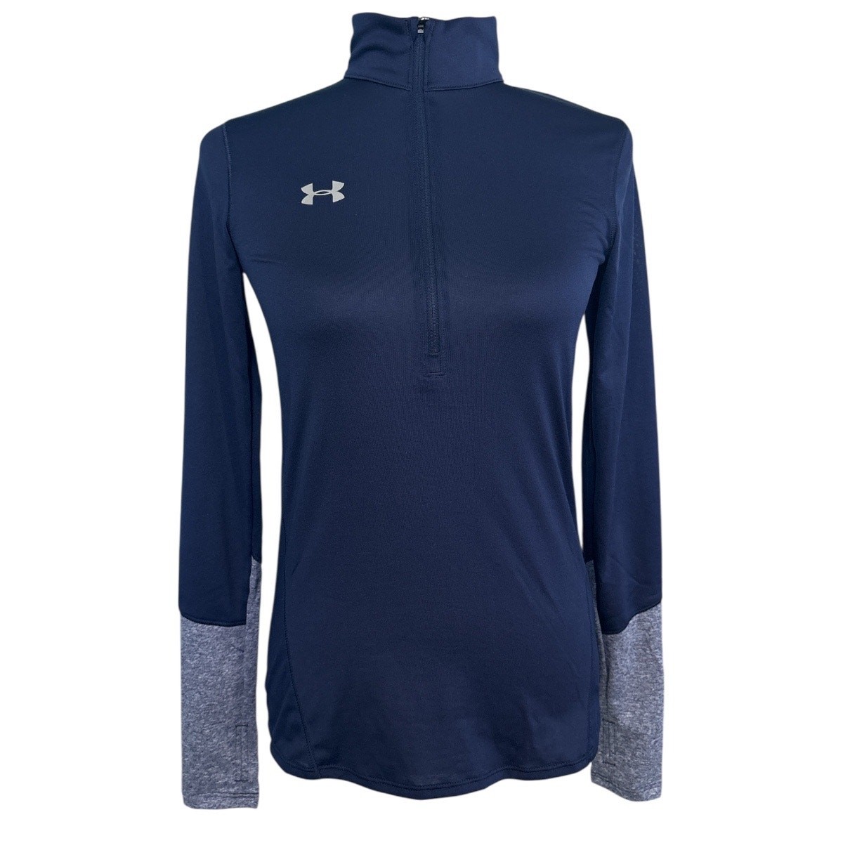 Under Armour Women’s Locker 1/2 Zip Lightweight Pullover Blue Size XXS 1309958
