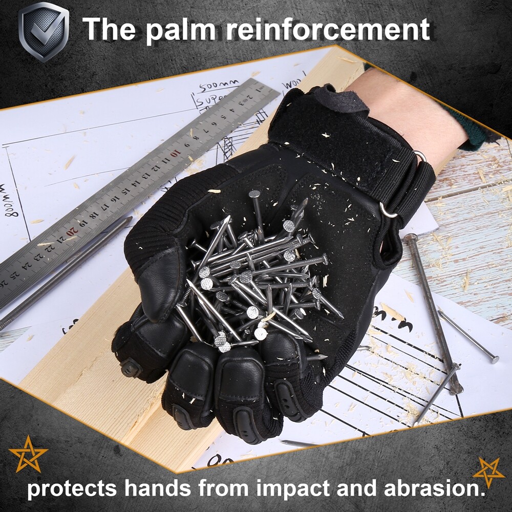 Touch Screen Motorcycle Full Finger Gloves Motorbike Riding Protective Gear Men