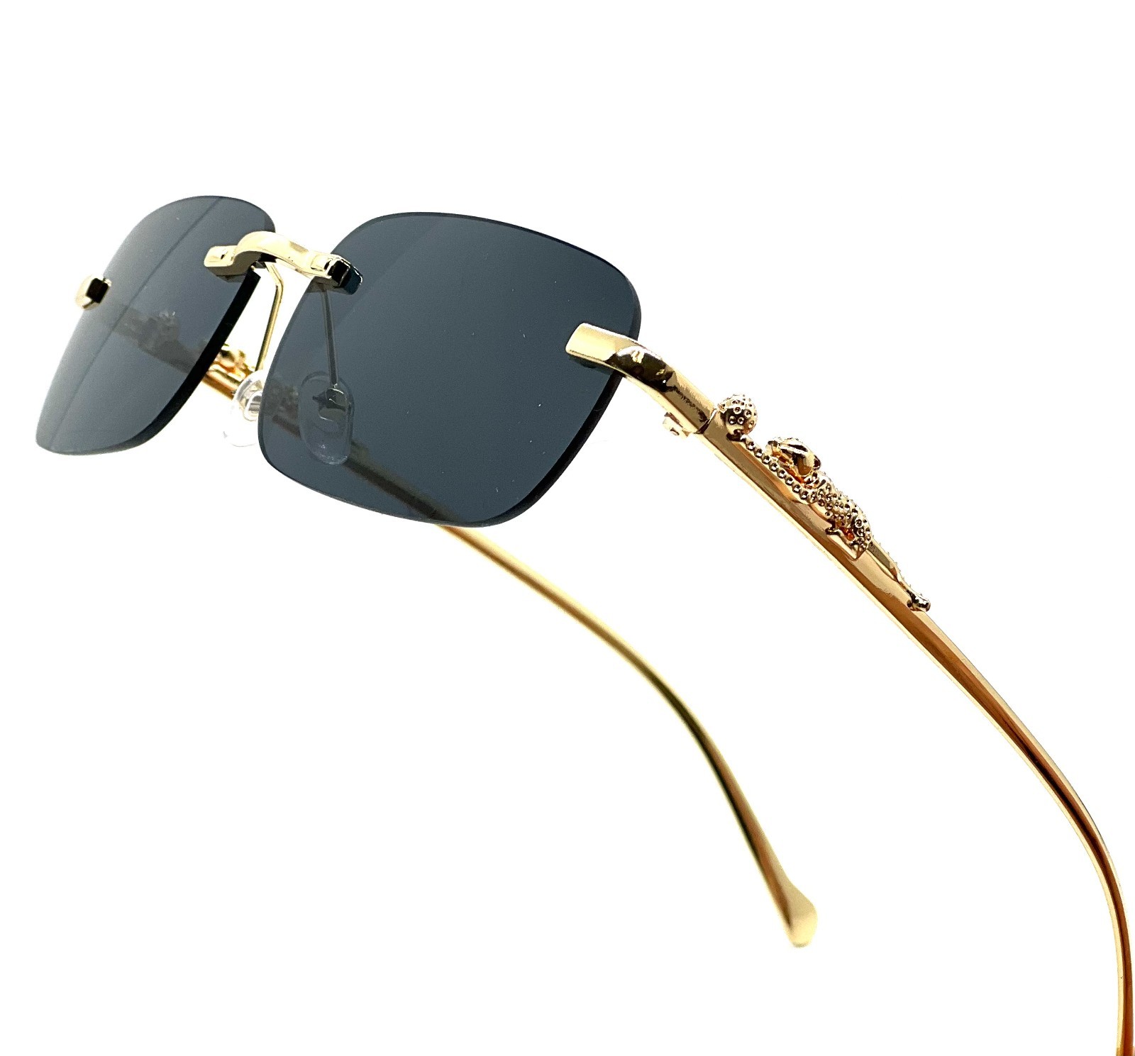Sunglasses Classic Small Gold Frame Brown Lens Retro Driving Outdoor Quevo Model