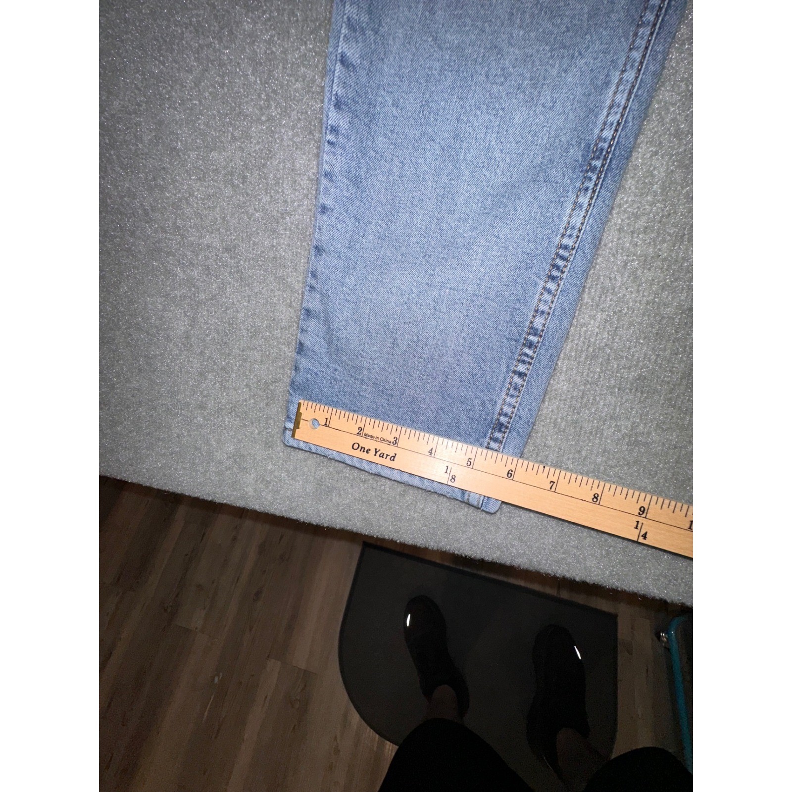 Levis 511 Slim Fit Light Wash Denim Jeans Mens 32×34 Blue 04511-5272