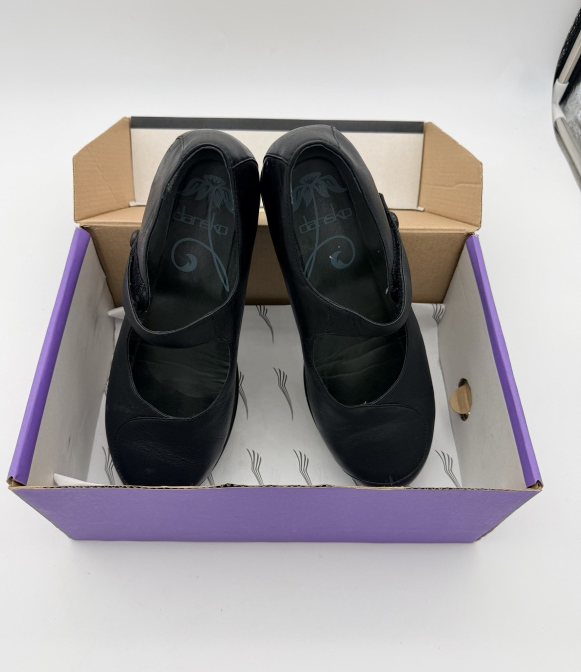 Dansko Abby Nappa Black Leather Women’s Size EU 40 / 9.5-10 US