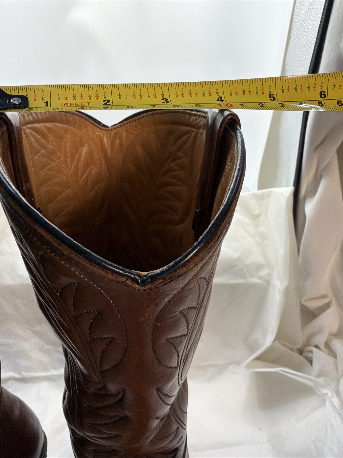 Vintage Red Wing Pecos 9801-1 Western Boots Leather Made In USA Size 8.5 D
