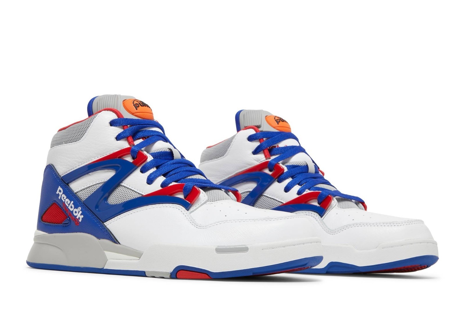 Reebok Classic Pump Omni Zone 2 Pistons White Blue H01315 Men’s Size
