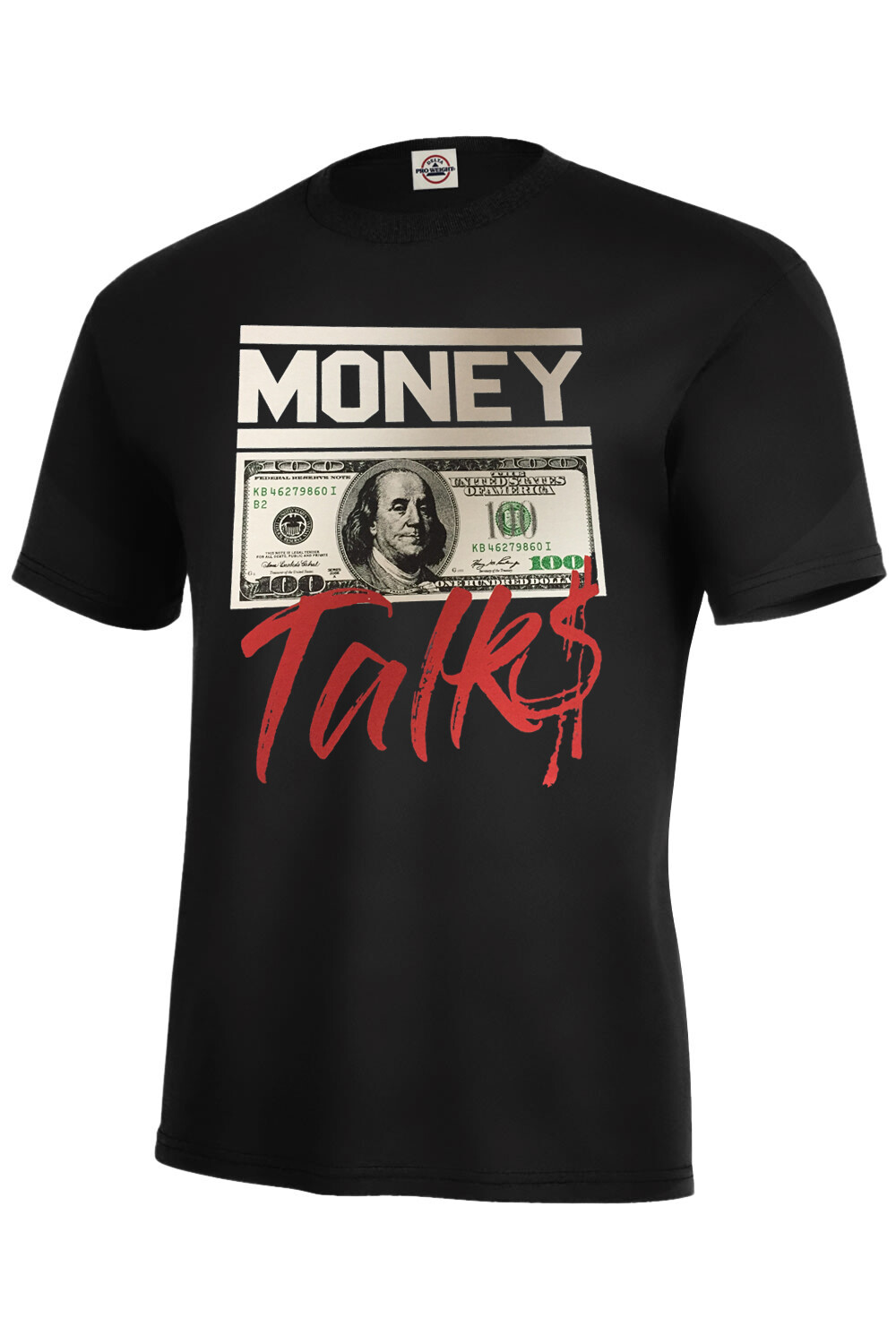 MONEY TALKS T-Shirt 100$ BILL new!!! Funny Hilarious Assorted Colors Sizes S-5XL