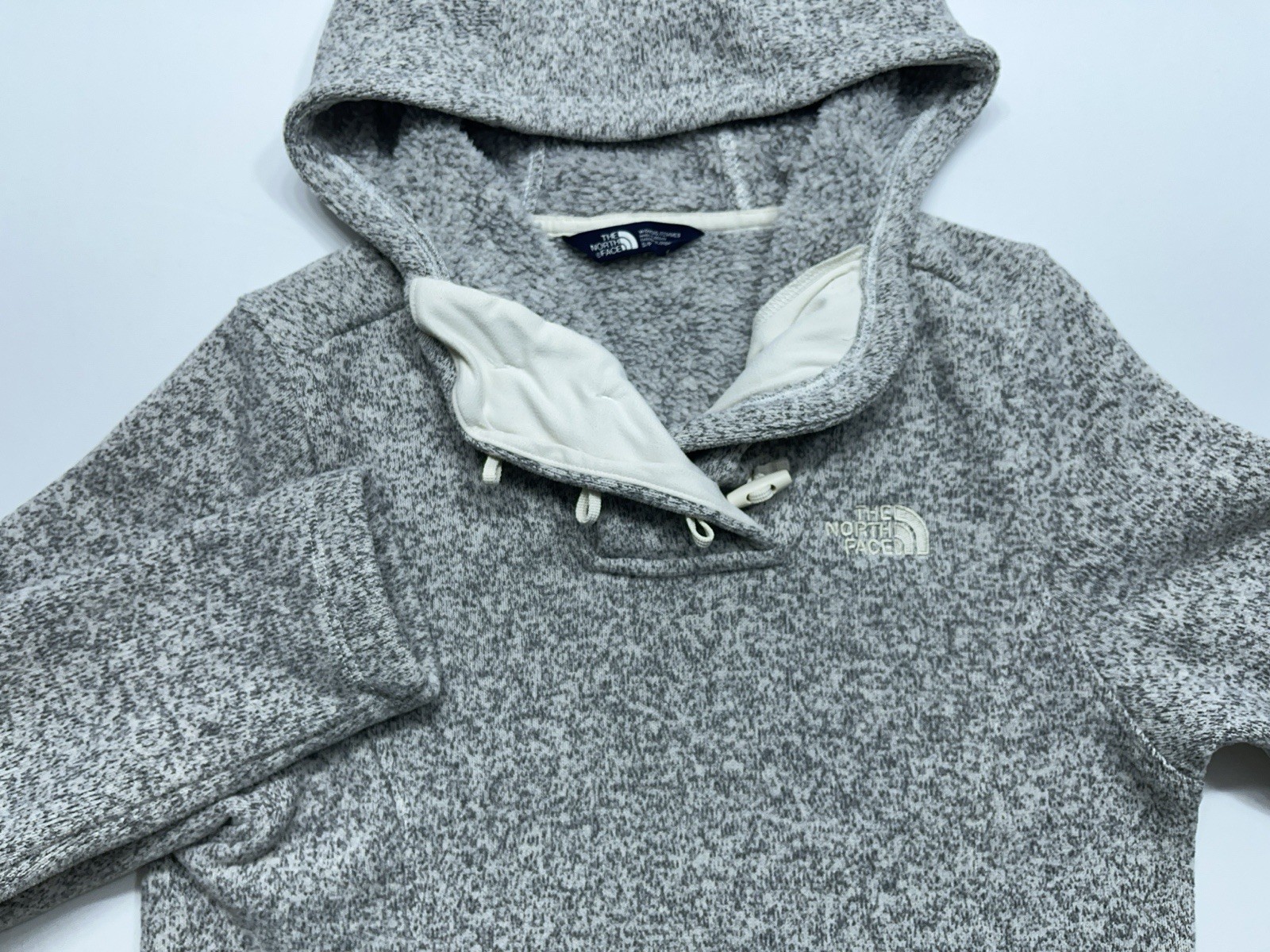 The North Face Fleece Hoodie Womens Size Small Toggle Button Pullover Jacket