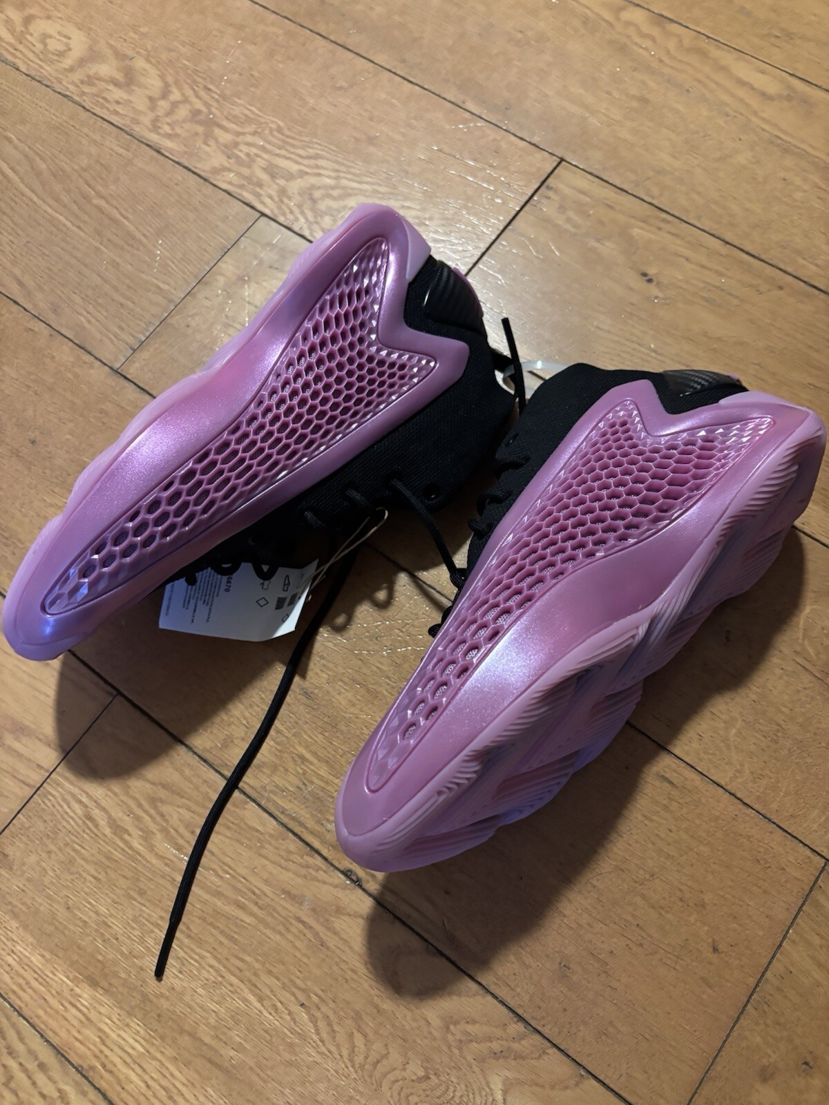 Adidas AE 1 Anthony Edwards Purple Colorway Men’s Size 5 Basketball Shoes IG6670