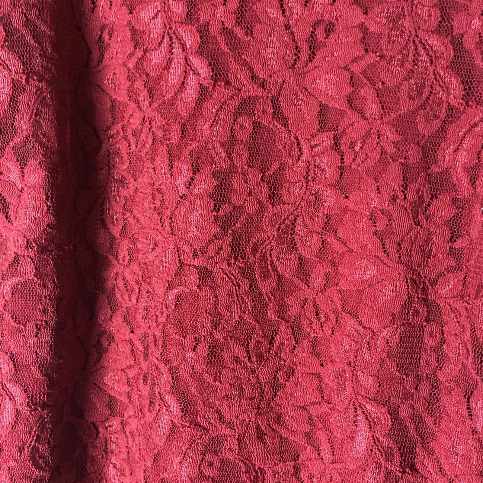 White House Black Market Cami Tank Burgundy Lace Y2K Fairy Grunge Sexy Stretch