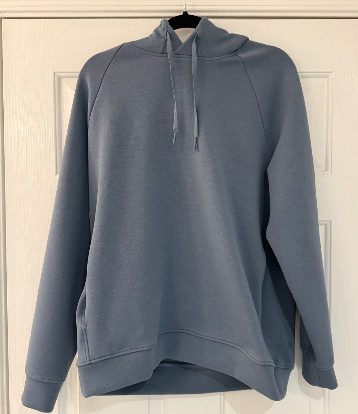 LULULEMON SMOOTH SPACER HOODIE STEEL BLUE MEDIUM