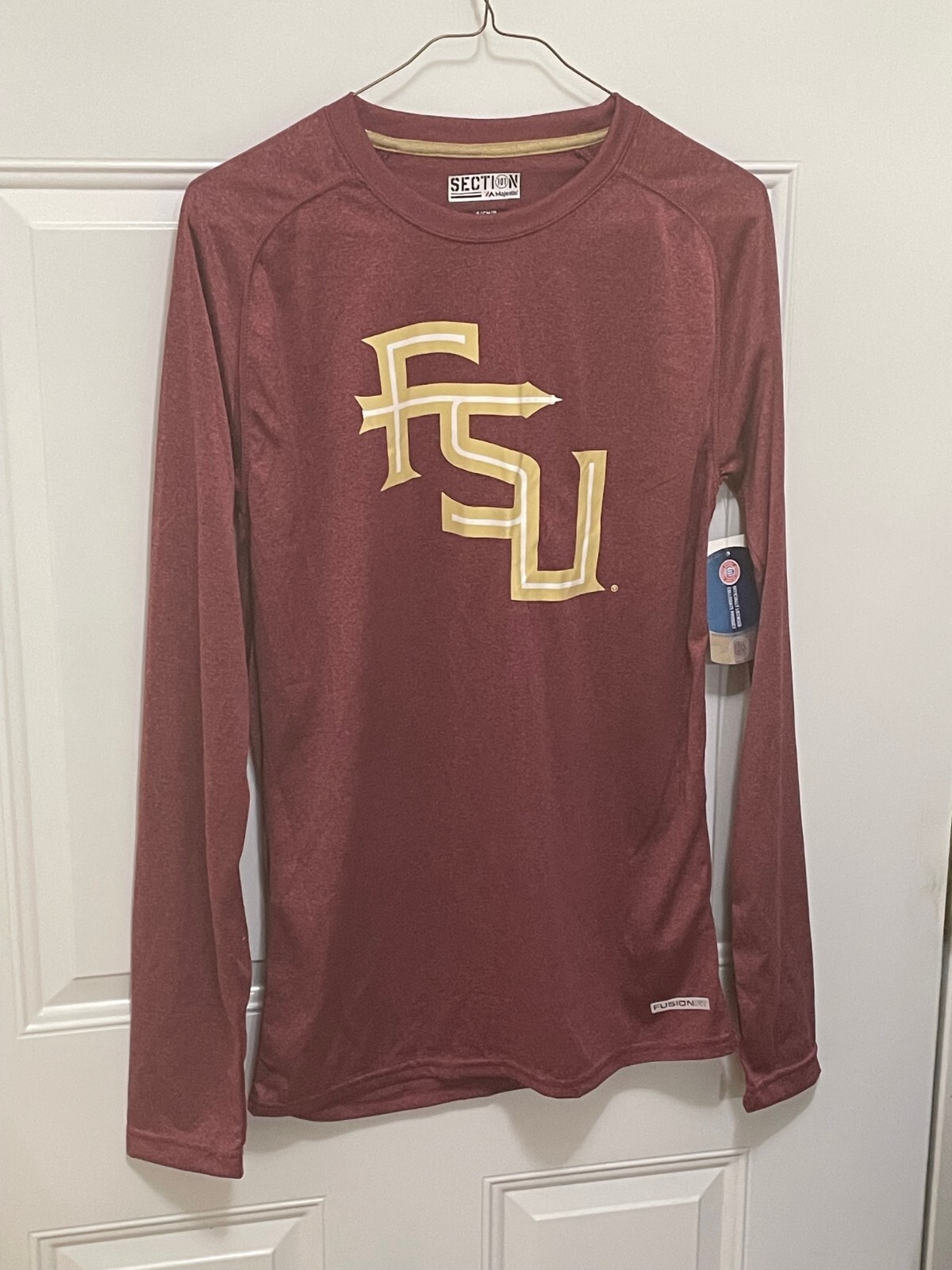 FSU Seminoles Section 101 Majestic Long-Sleeve Soft Tee Shirt Small