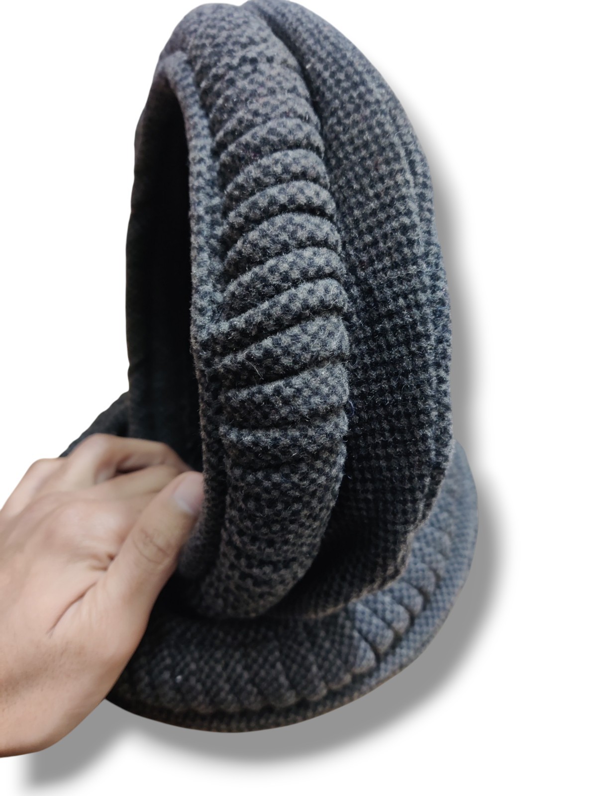 Afghan Traditional Handmade Woolen Hat – Pakol – Lahori Cap, Pleaded Brim Hat
