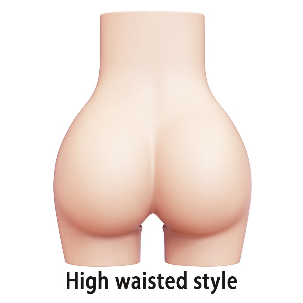 SilkEase Silicone Panty Plump Hip Open-Crotch Pants Butt Shapewear Crossdresser