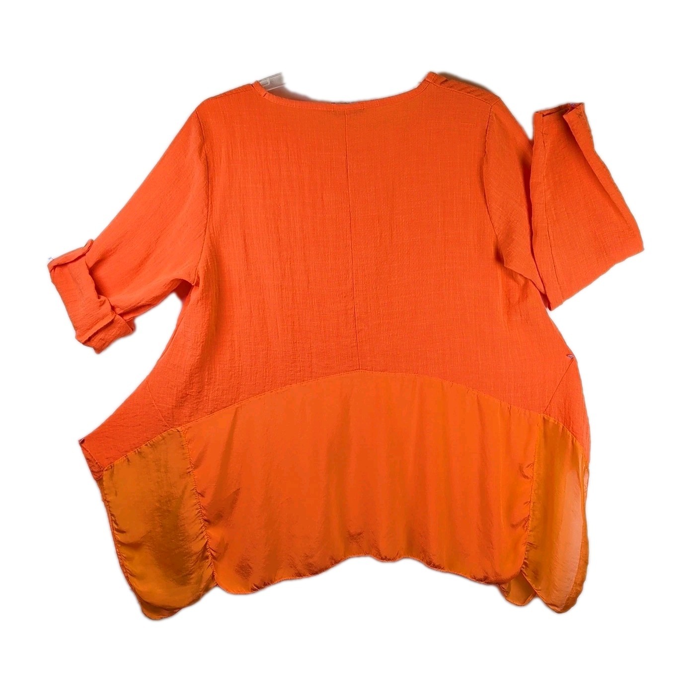 Bella Amore Italian Boho Tunic – Size L/XL – Flowy Beach Cotton Rayon Silk