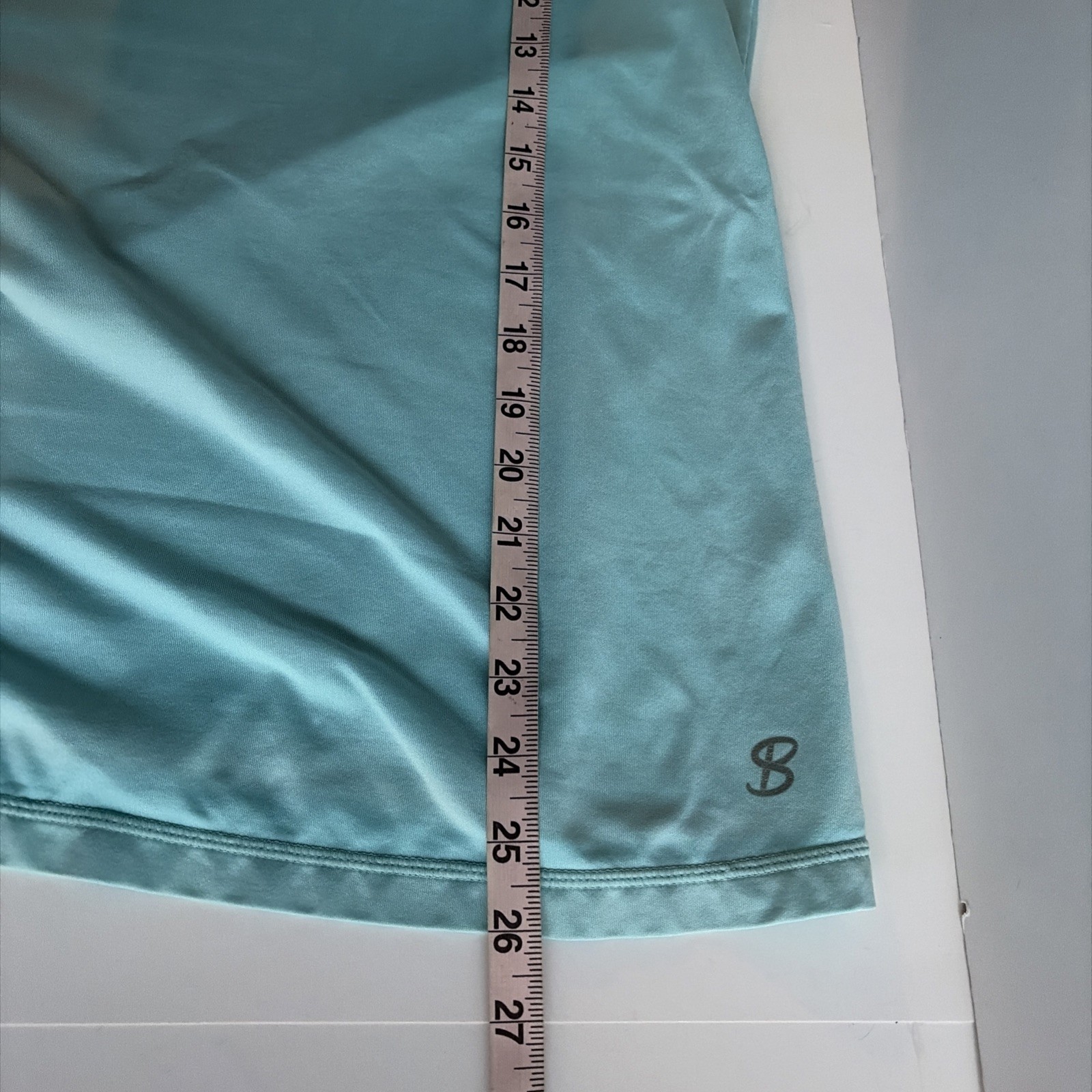Sofibella Women Size L Tank Sleeveless Razor Back Top Style: 1785 Green EUC