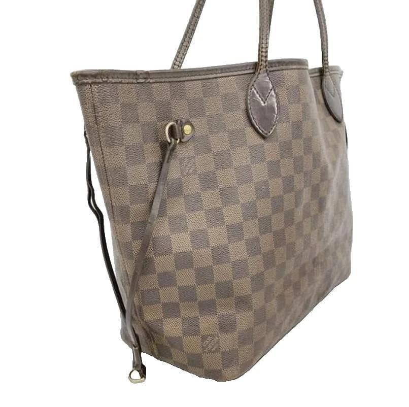Louis Vuitton Neverfull MM N51105 Damier Tote Bag Brown Auth France