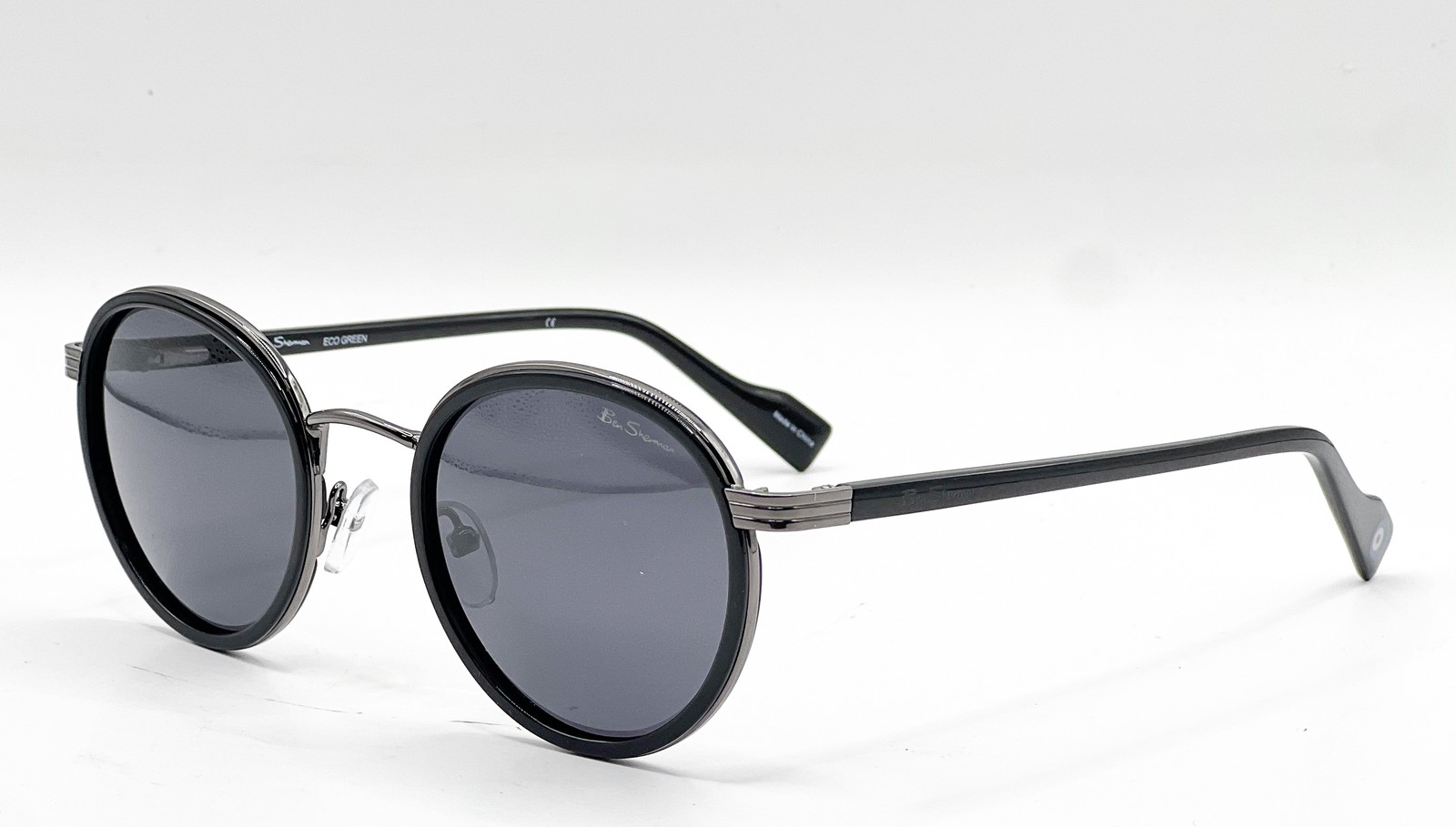 NEW BEN SHERMAN MANCHESTER C01 BLACK AUTHENTIC SUNGLASSES 51-22