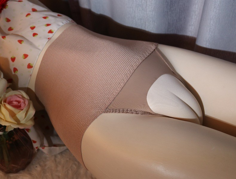 Crossdresser High Waist Control Briefs Tuck Panties Shapewear 1Pc