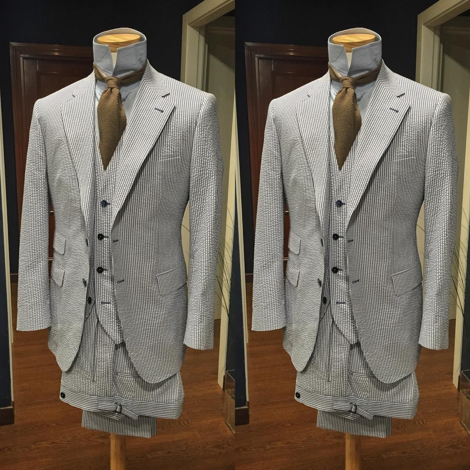 Summer 3Pcs Mens Suits Black Summer Coat Beach Notch Lapel Evening Casual Jacket