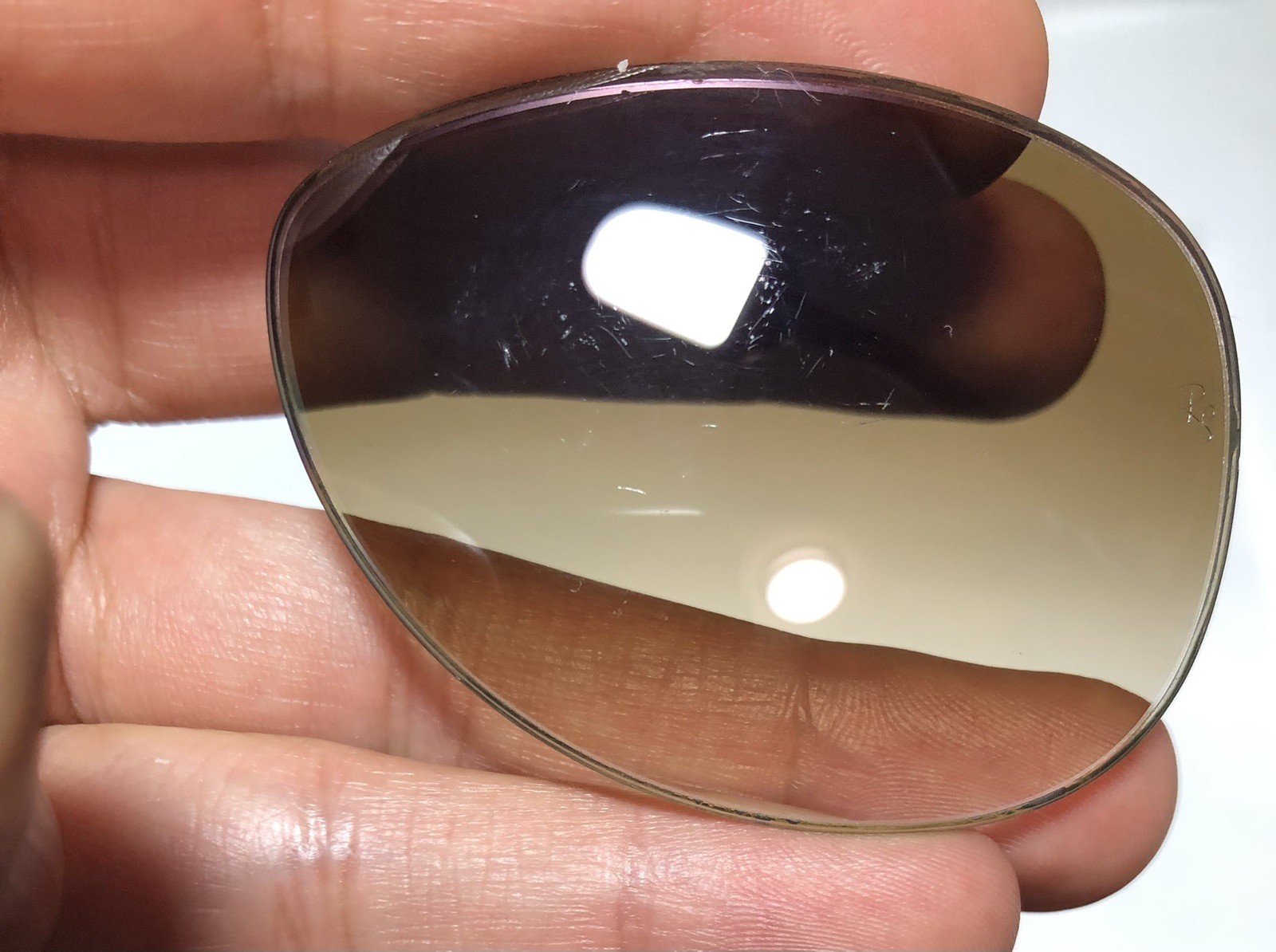 Ray Ban RB3362 Cockpit Brown Gradient Replacement Lenses 59mm USED