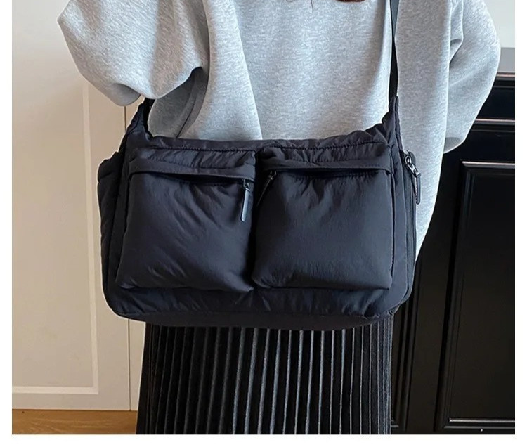 Multi Pocket Shoulder Bag 2 Colors Handbag For Men Messenger Bag