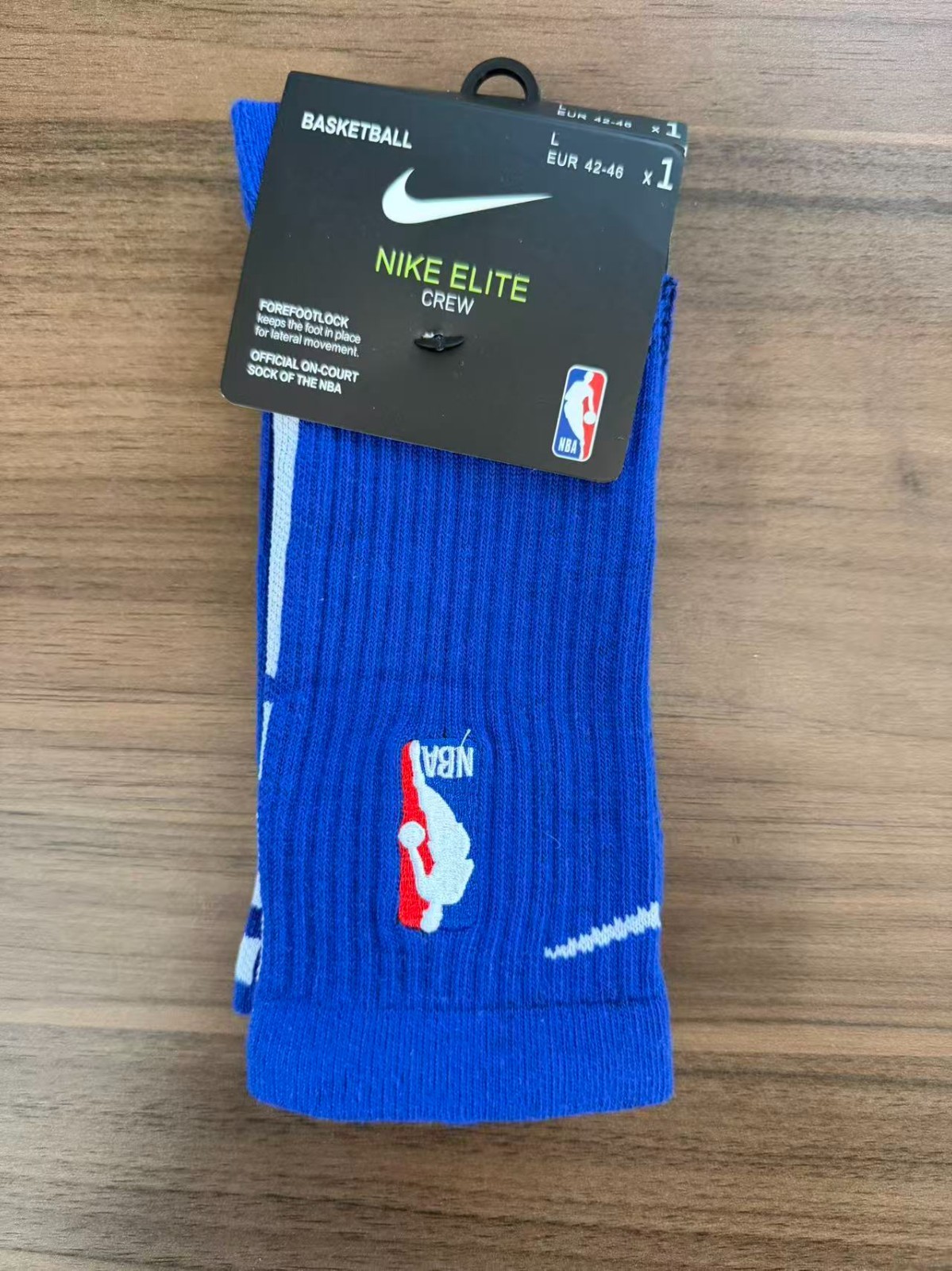 Nike Elite NBA Crew Socks 1 pair , Dri-FIT Technology, Size Large, Many Colors