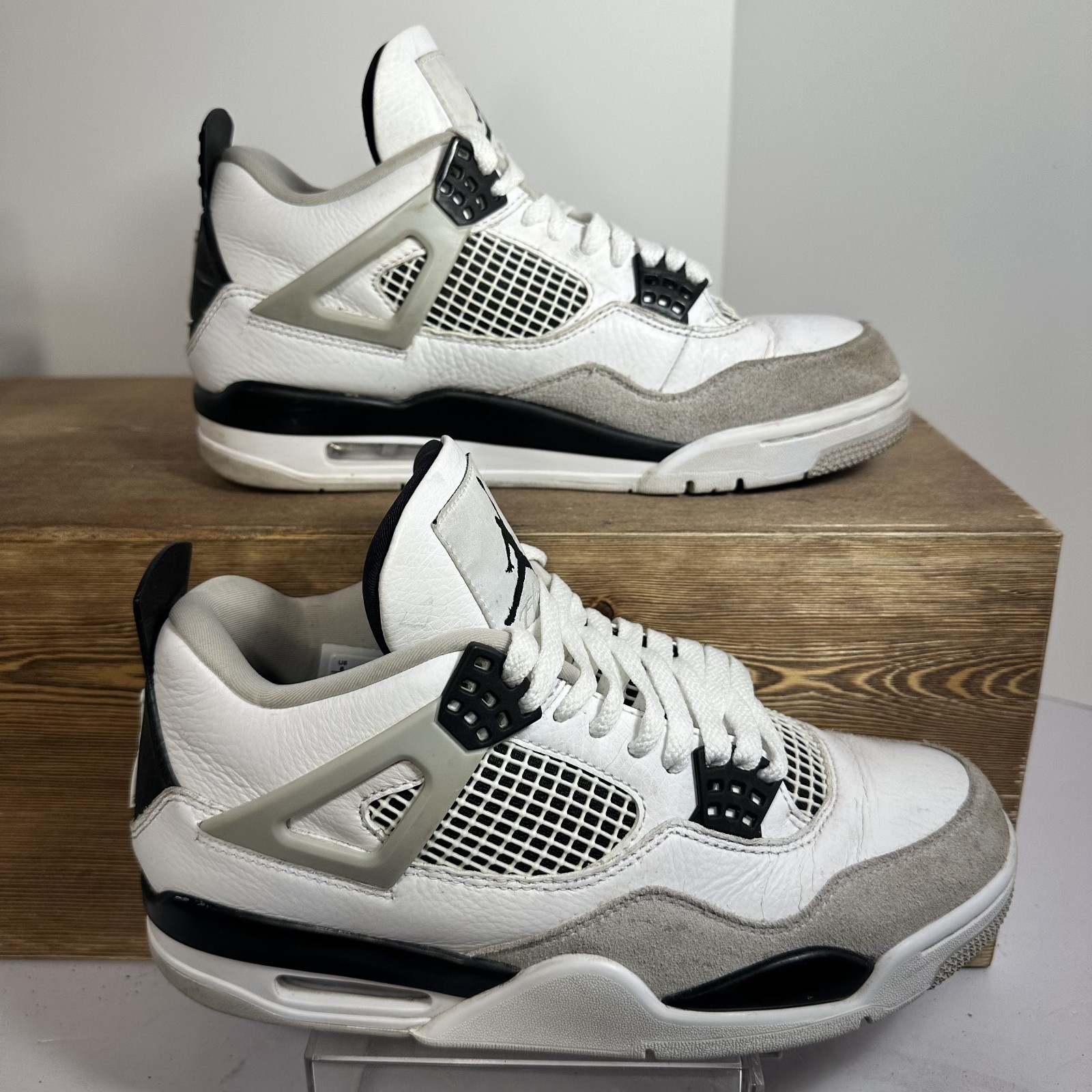 Jordan Air Jordan 4 Military Black White Mid Top Mens SZ 8 Retro Y2K DH6927-111
