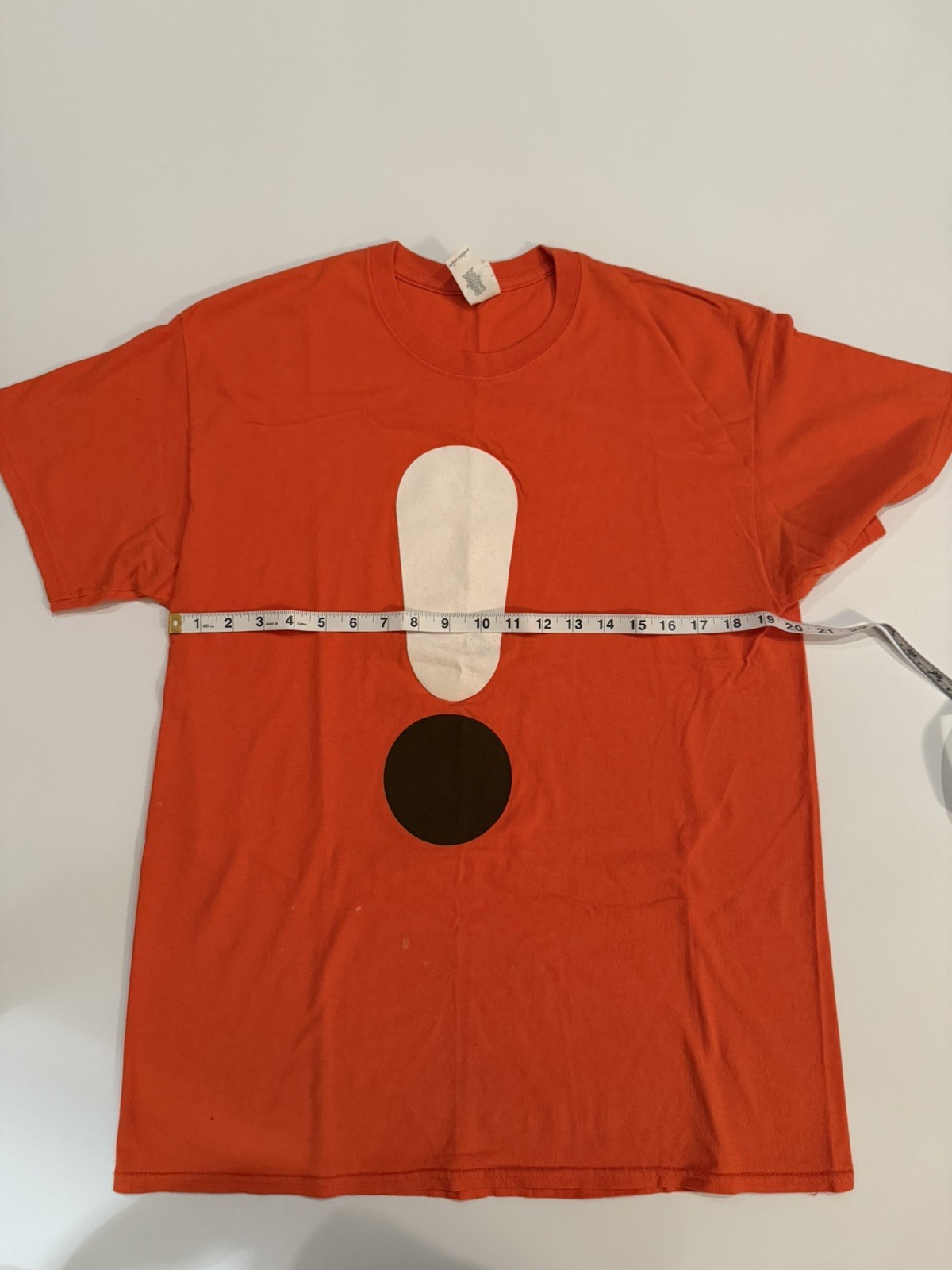 Dunkin Donuts Employee Promo T Shirt Large Orange Macchiato Oh Yeah