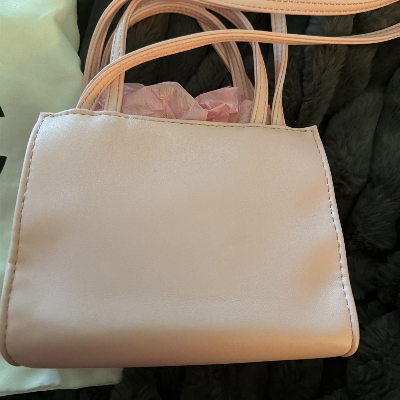 Telfar Bubblegum Shoulder Bag, “ Party Bag “ Small – Pink
