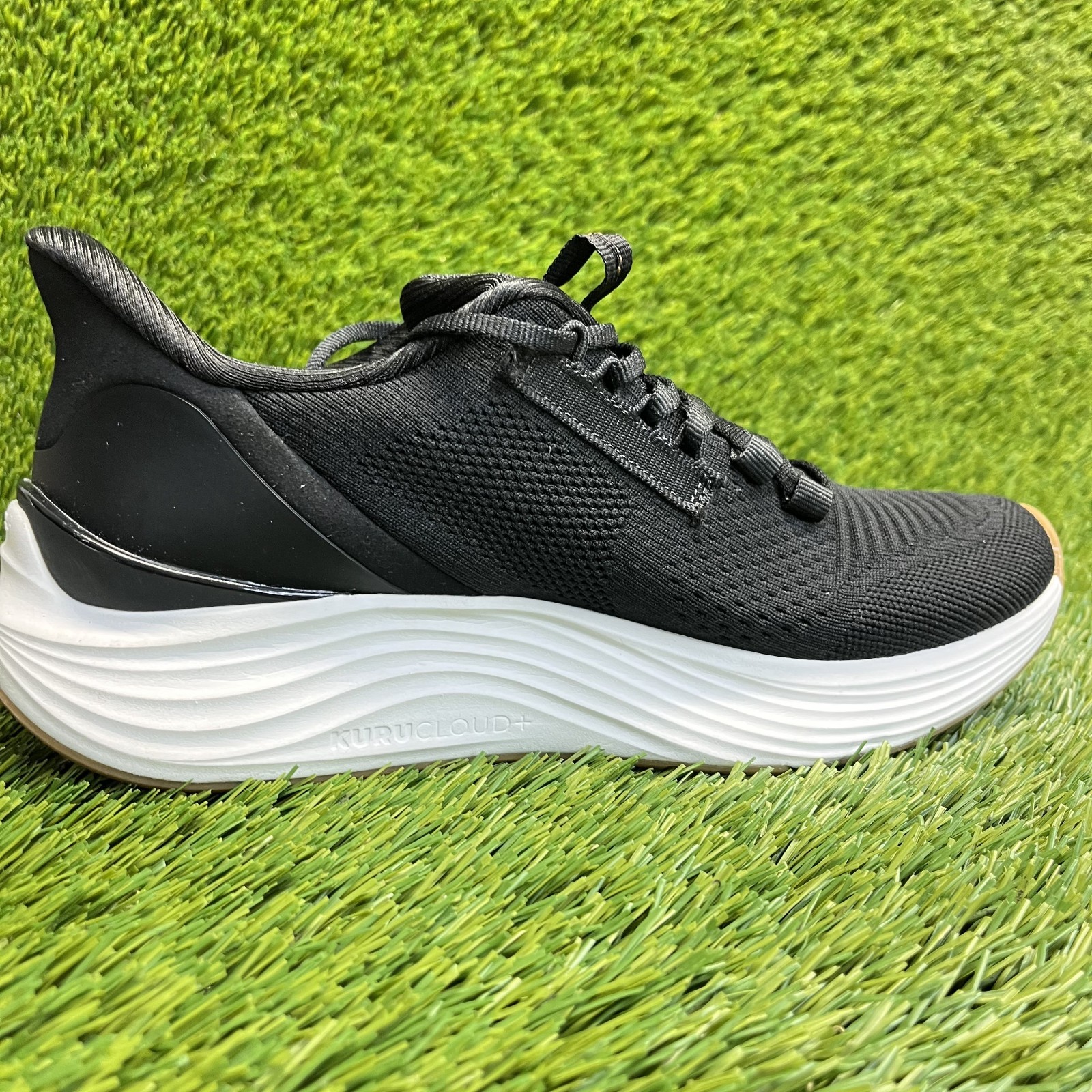Kuru Atom 2 Womens Size 7.5 Black White Athletic Running Walking Shoes Sneakers
