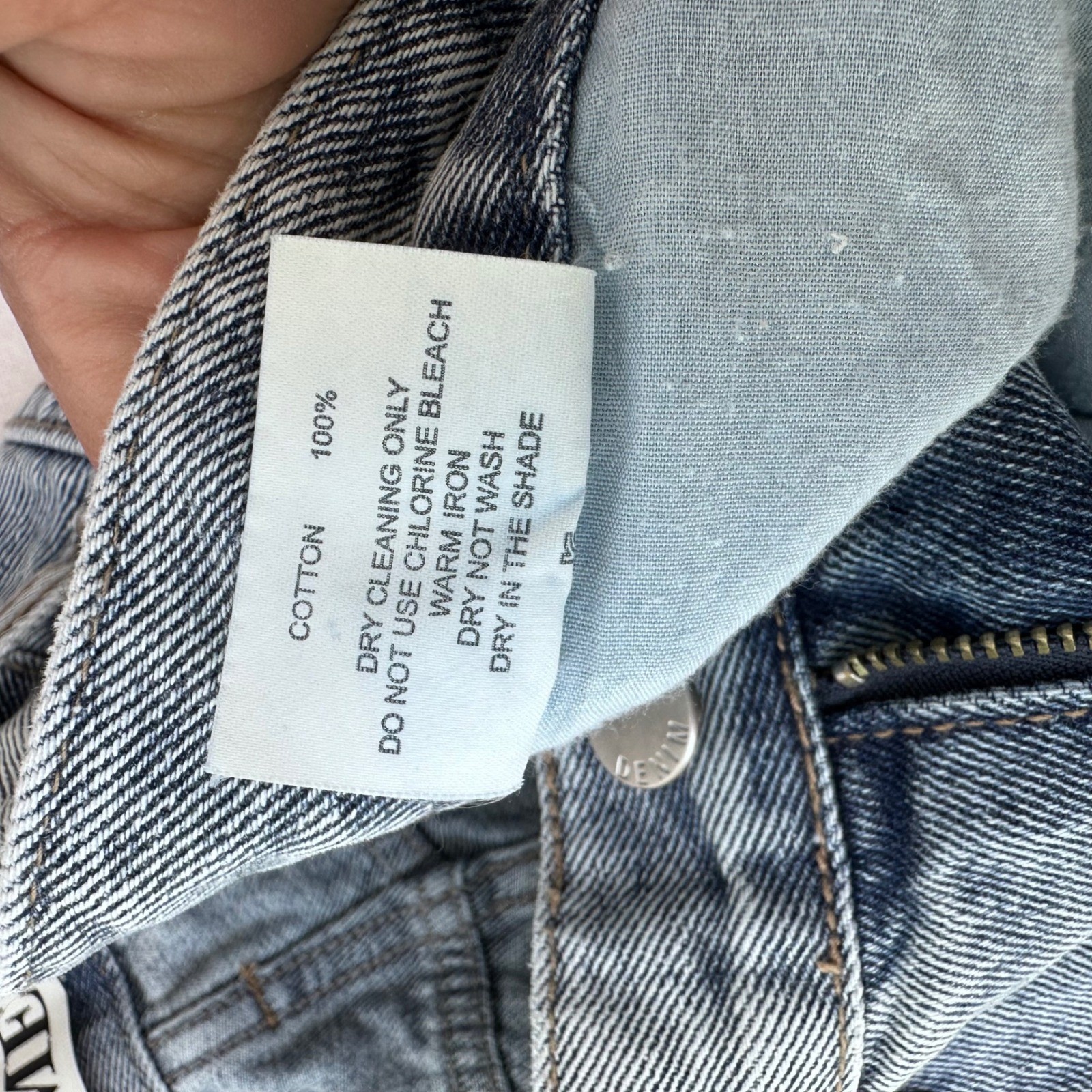 Source Unknown ACME High Waisted Straight Leg Jeans Light Wash Cotton Denim L