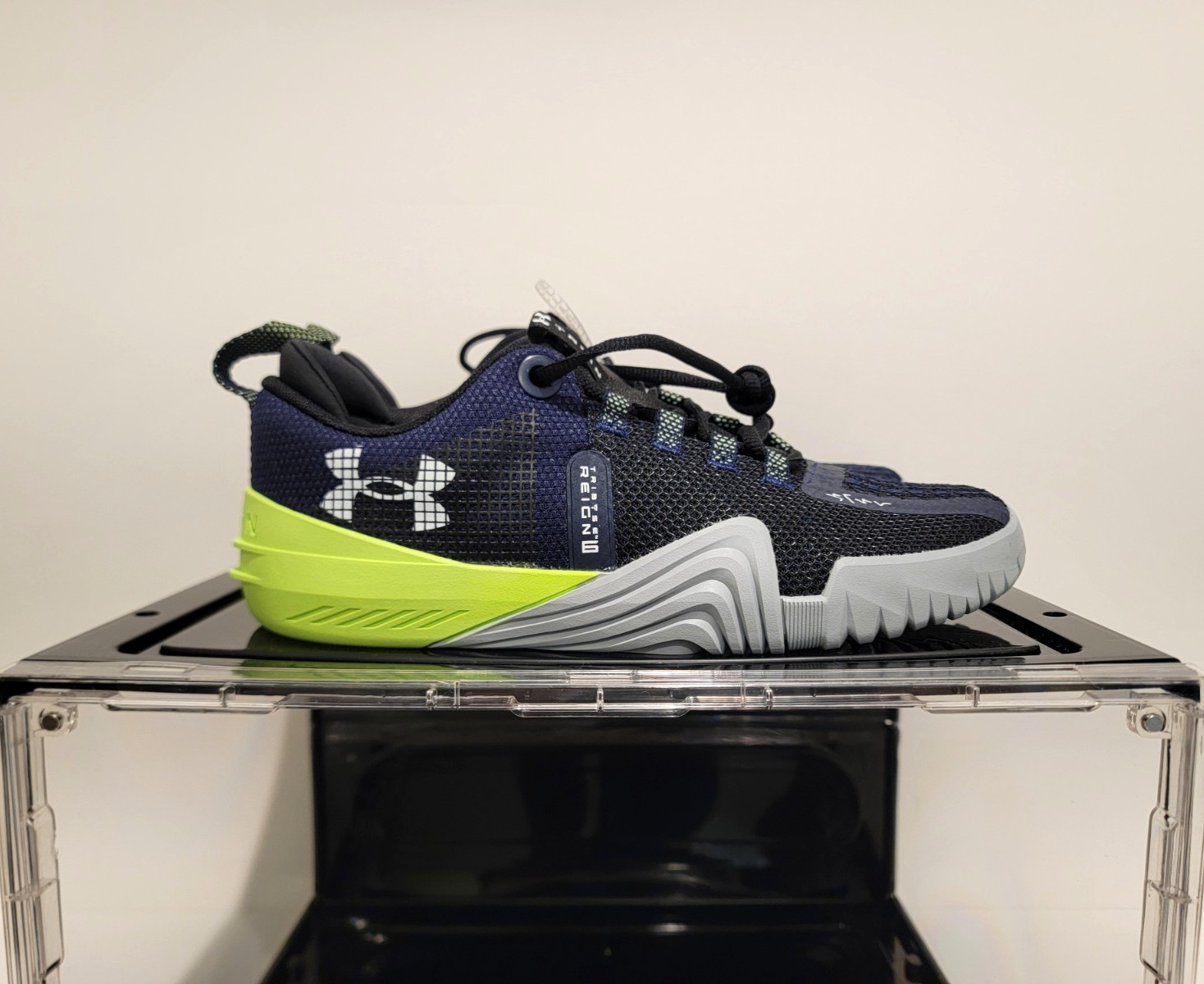 Under Armour TriBase Reign 6 ‘Midnight Navy Morph Green’ Men Cross Training Shoe
