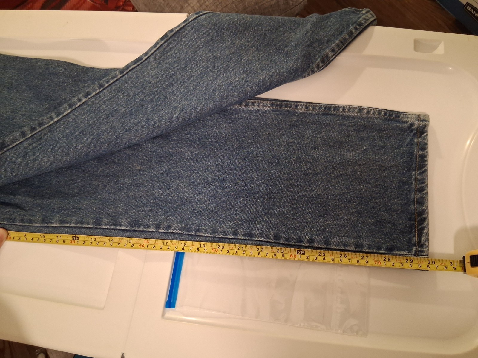 Wrangler Jeans 5 Star Premium Dark Stonewash 35×30 Regular Straight, Higher Rise